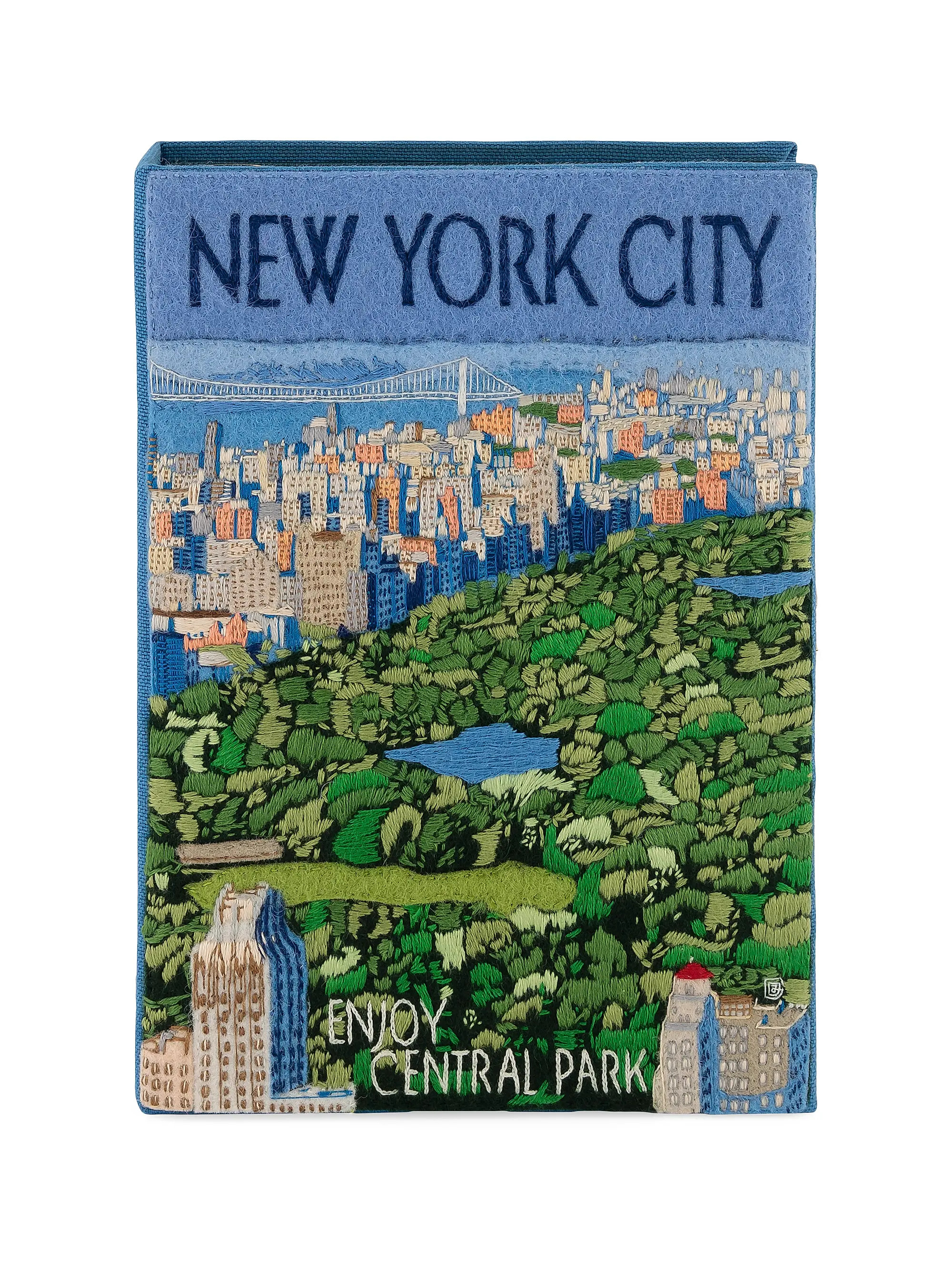 Olympia Le Tan Voyages New York City Book Clutch | Saks Fifth Avenue | Saks Fifth Avenue