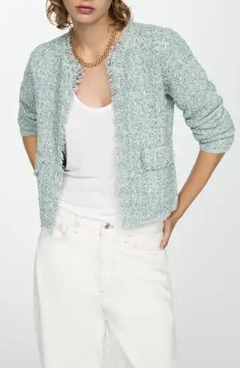 CeCe Ruffle Trim Tweed Jacket | Nordstrom | Nordstrom