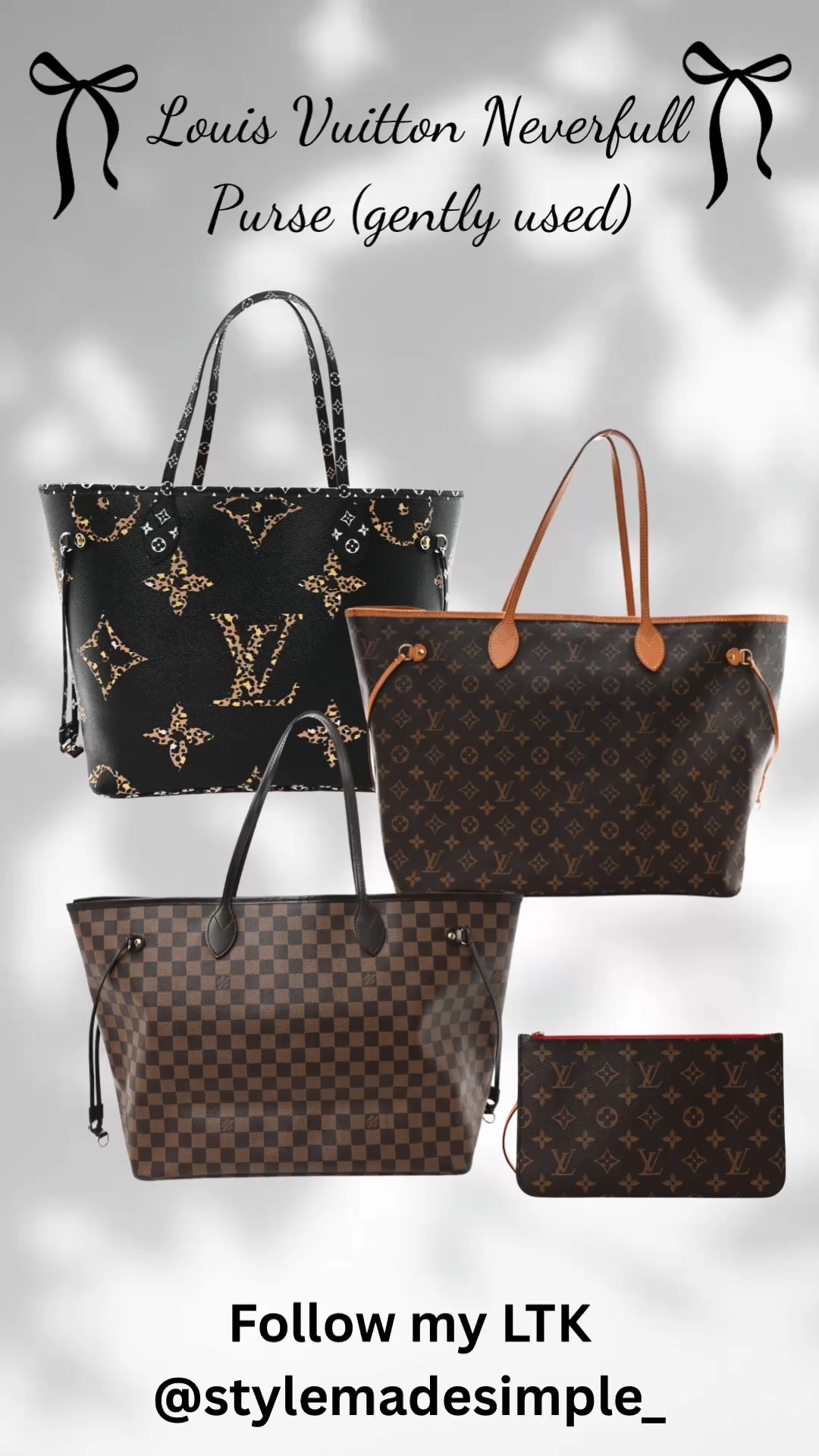 Louis Vuitton neverfull tote bags, Louis Vuitton wristlet , Monogram Giant Jungle Neverfull MM Black, Louis Vuitton travel bags Damier Ebene Neo Neverfull GM Monogram Neo Neverfull GM Pivoine

#LTKSaleAlert #LTKHoliday #LTKGiftGuide