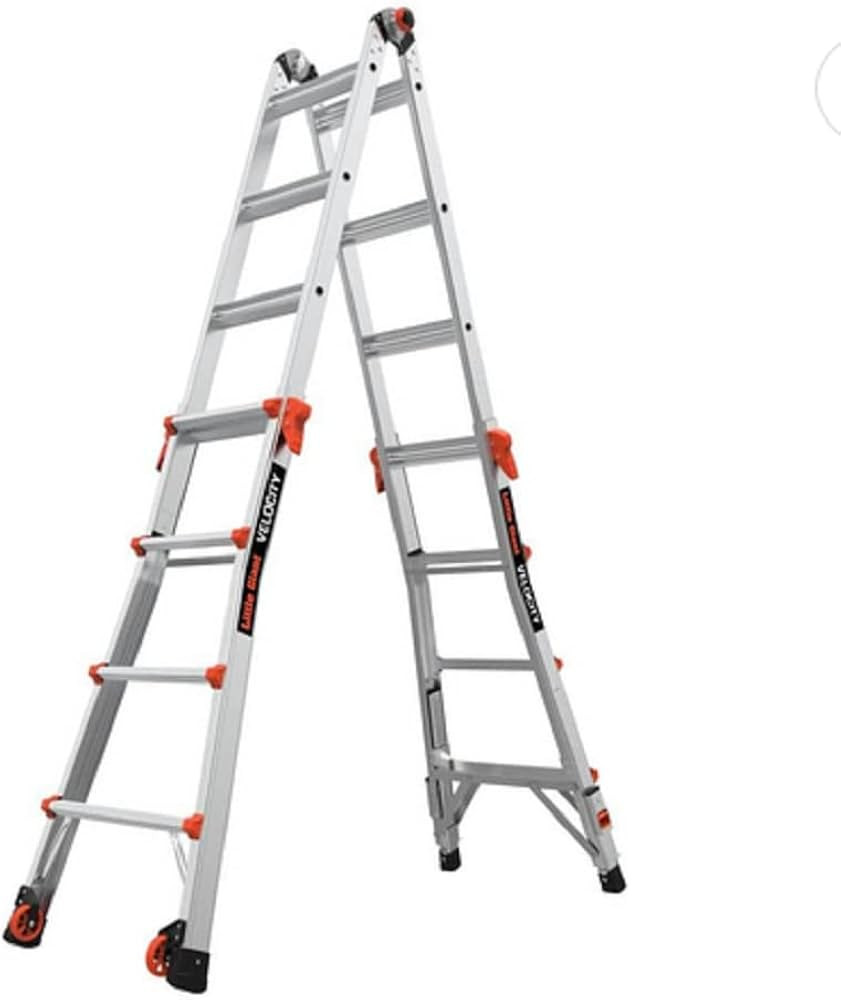 Little Giant Ladders Velocity 17-Ft Folding Multi-Position Ladder, Aluminum, 300 lb Load Capacity... | Amazon (US)