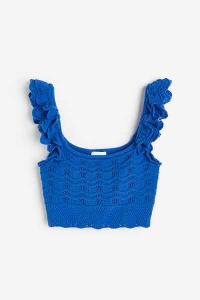 Crochet-look Crop Top | H&M (US)