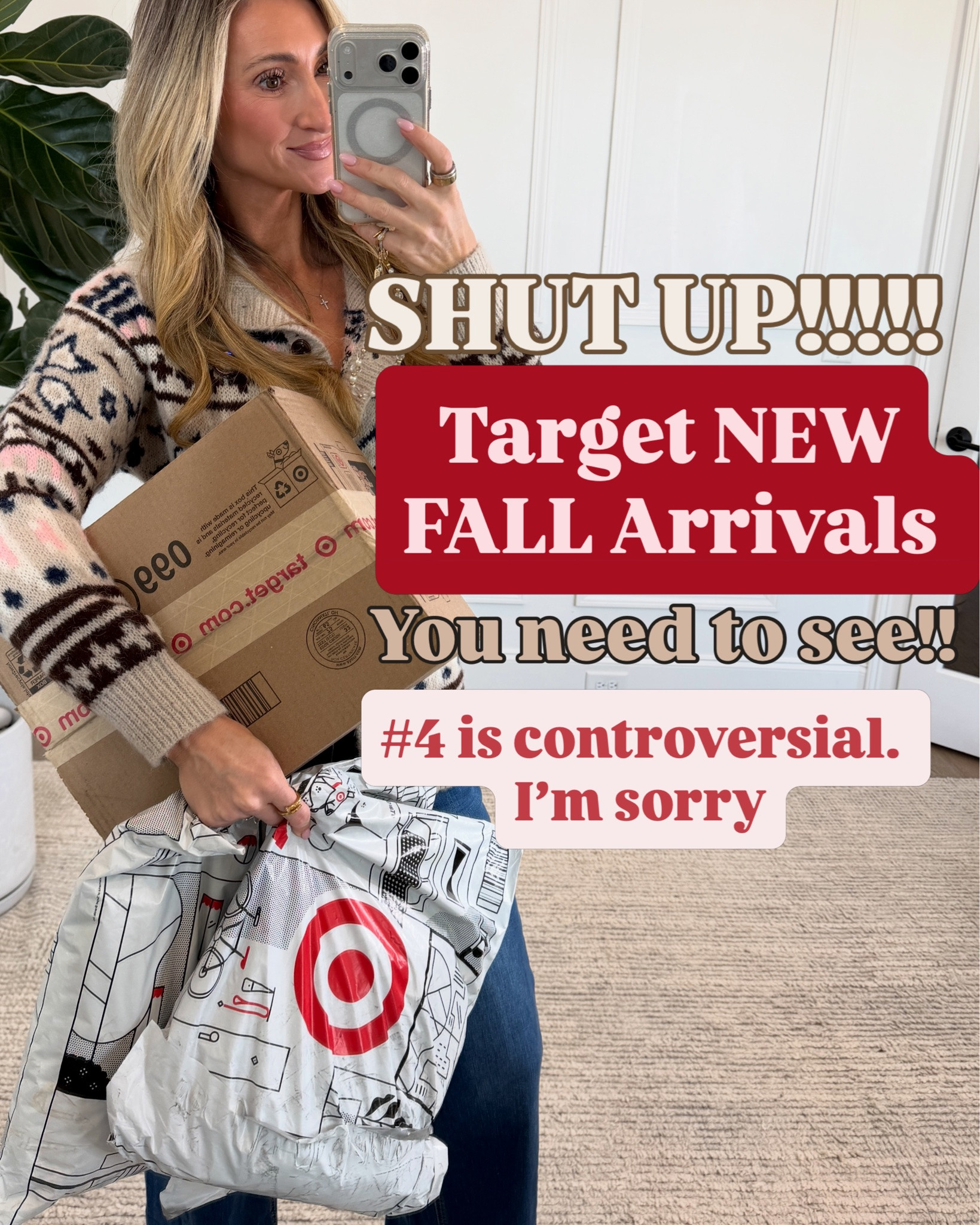 Comment TARGET to shop! 🎯 don’t come at me for the #4. It just smells so good! 

Target fall fashion, slimming jeans, comfy jeans, handbags, fall accessories , fall outfits, mom style, millennial style #fallfashoon