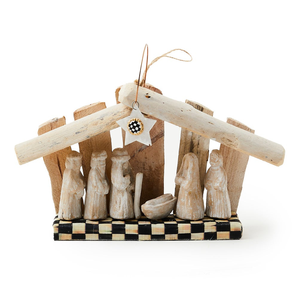Farmhouse Holiday Wood Nativity Set | MacKenzie-Childs