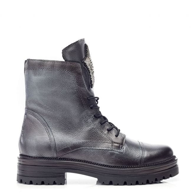 Oakleigh Dark Pewter Leather | Moda in Pelle UK
