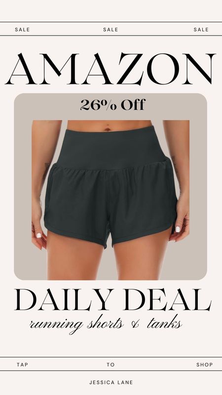 Amazon daily deal, save 26% on these popular high-waisted running shorts.Running shorts, Amazon fashion, Amazon activewear, fitness wear, fitness apparel, activewear, Amazon deal

#LTKsalealert #LTKfitness #LTKSeasonal