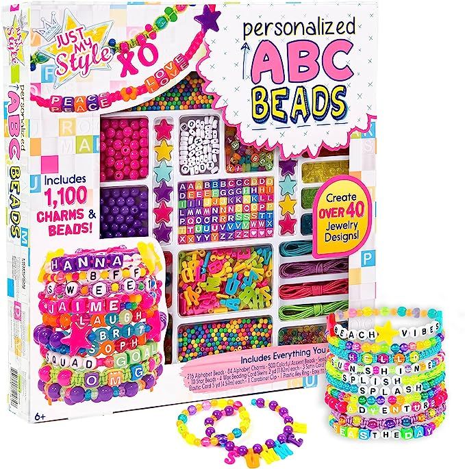 Just My Style ABC Beads by Horizon Group Usa, 1000+ Charms & Beads, Alphabet Charms, Accent Beads... | Amazon (US)