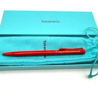 Tiffany & Co. ballpoint pen red with Box JAPAN | eBay US