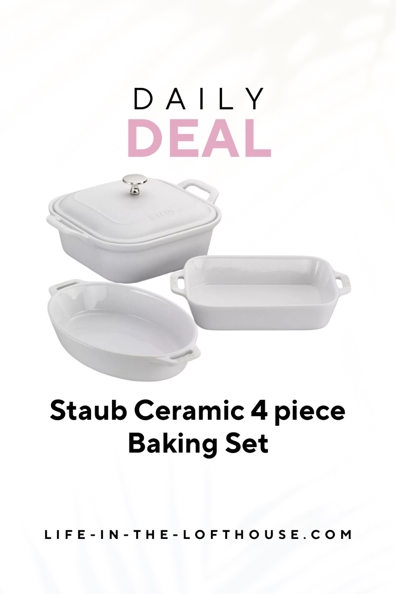 This Staub Ceramic 4 piece Baking Set is 52% off now! 🙌🏻

#LTKSaleAlert #LTKxPrimeDay #LTKGiftGuide