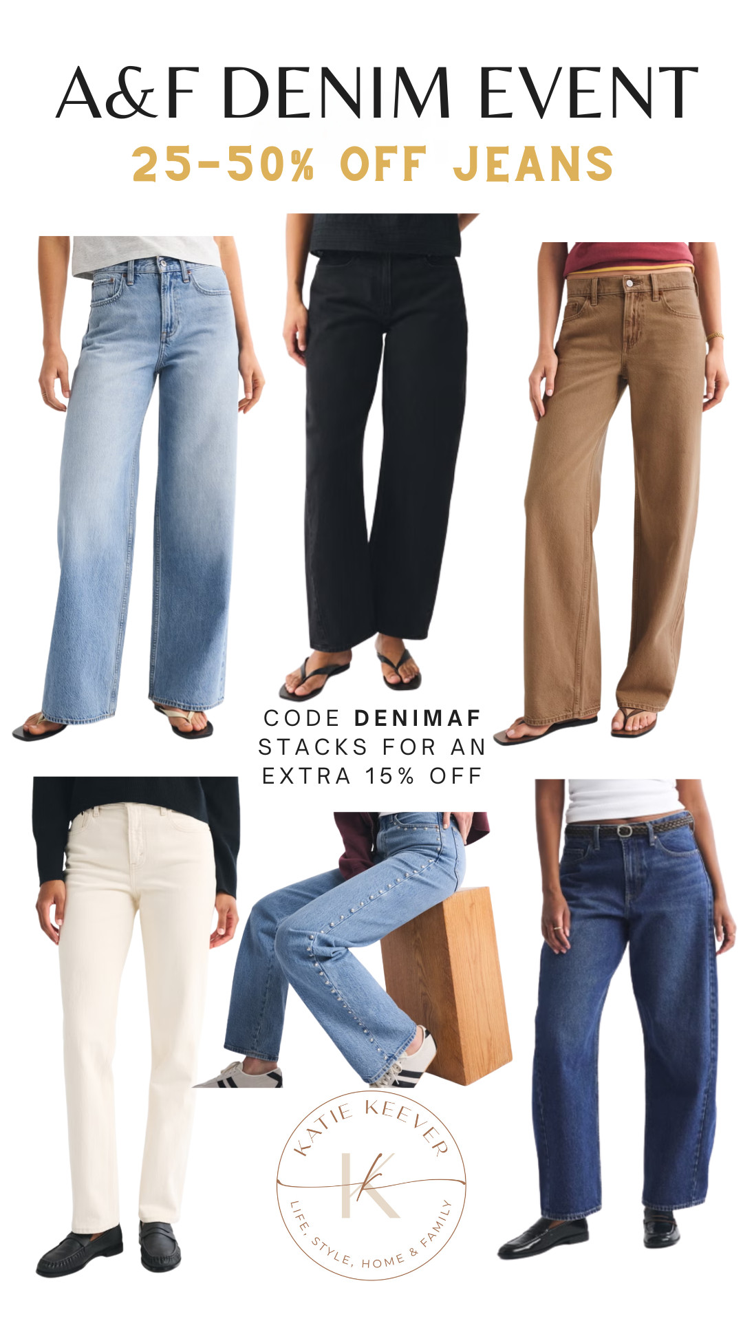 Abercrombie Denim Event! 25-50% off all jeans +20% off almost everything else | Stackable Code DENIMAF for an extra 15% off 

 #LTKootd #LTKSeasonal #LTKSaleAlert