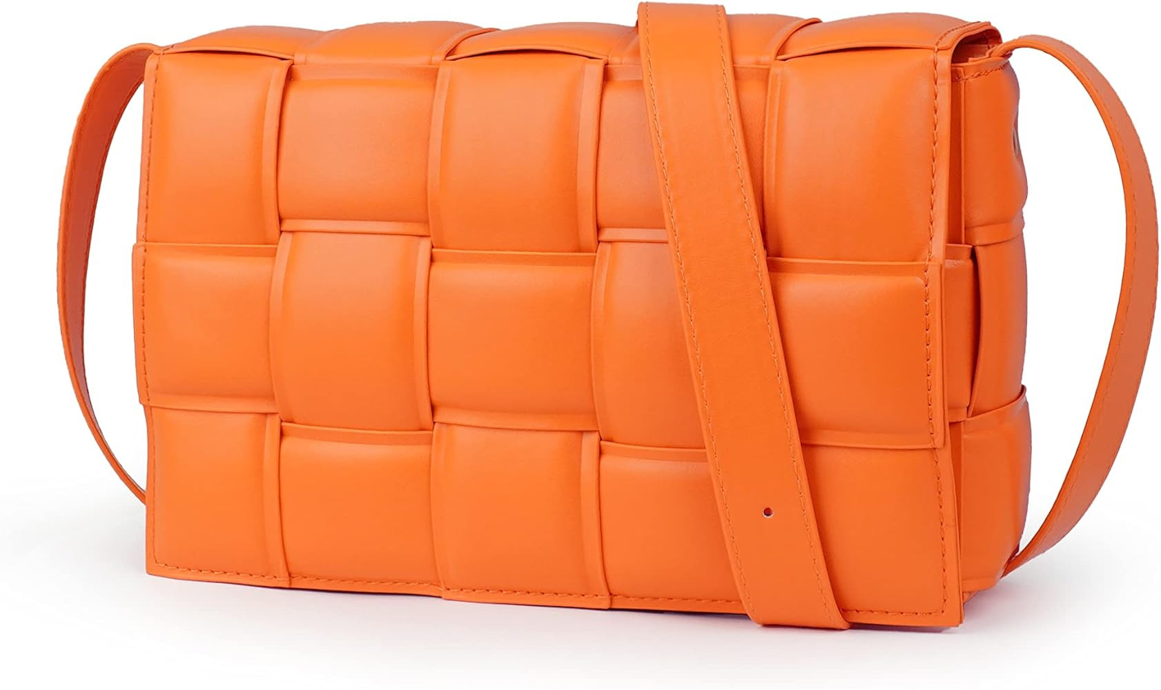 JBB Women Shoulder Bag Purse Woven Crossbody Handbags Small Square Bags Designer Handbag Padded C... | Amazon (US)