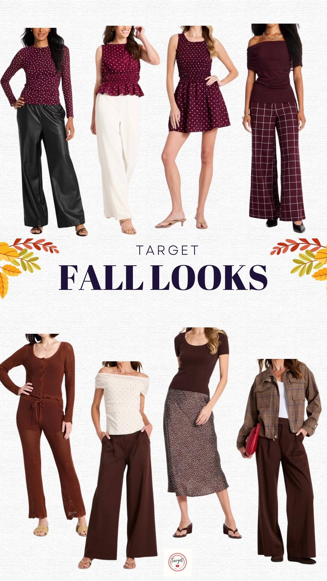 Fall Fashion tops, jackets, pants, & skirts, Outfit Ideas @Target #target #targetstyle #falloutfitideas #maroonoutfits #brownoutfits #fallfashion #falltops

#LTKgrwm #LTKdayinmylife #LTKootd