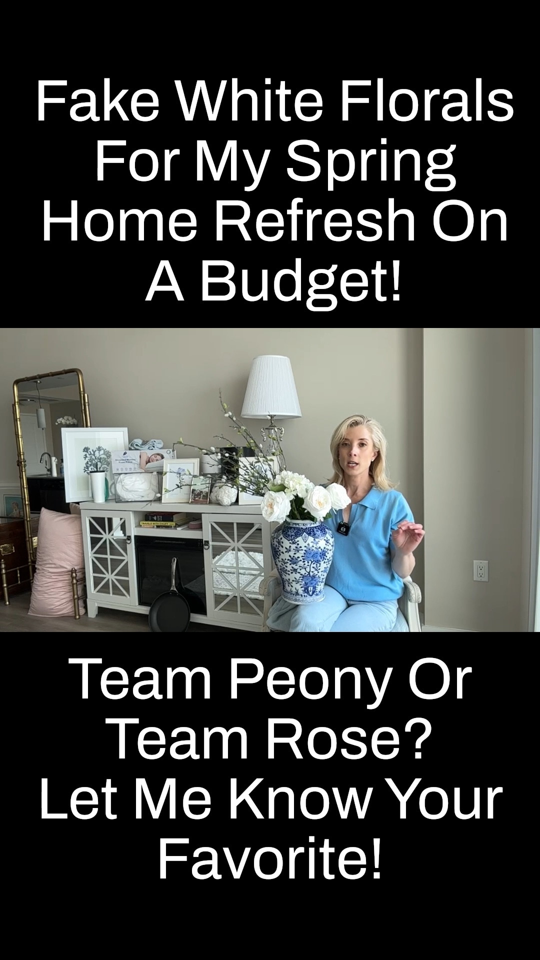 Fake White Florals For My Spring Home Refresh On A Budget!
💭COMMENT: Are You Team Peony Or Team Rose? Let Me Know Your Favorite!

Spring home refresh 2025. Decorate my blue and white chinoiserie classic coastal chic flower vase! 

Products tagged also have some Wayfair sale items sneak peak for April 26 launch date! 

#LTKWatchNow #LTKHome #LTKSeasonal