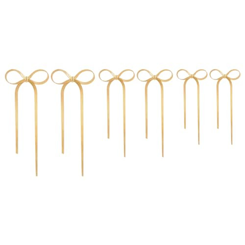 SLOONG 3pcs Bow Earrings Stainless Steel Gold Silver Ribbon Bow Stud Earrings 14K Gold Plated Dangle Earrings Delicate Gift for Women | Amazon (US)