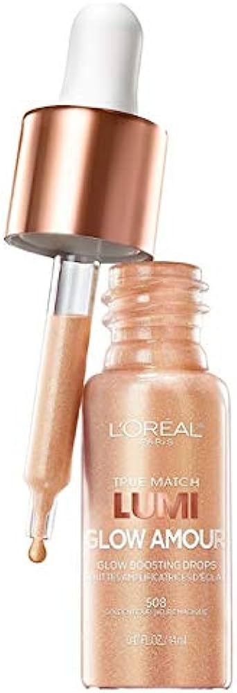 L'Oreal Paris Makeup True Match Lumi Glow Amour Glow Boosting Drops, 1 Count, Golden Hour | Amazon (US)