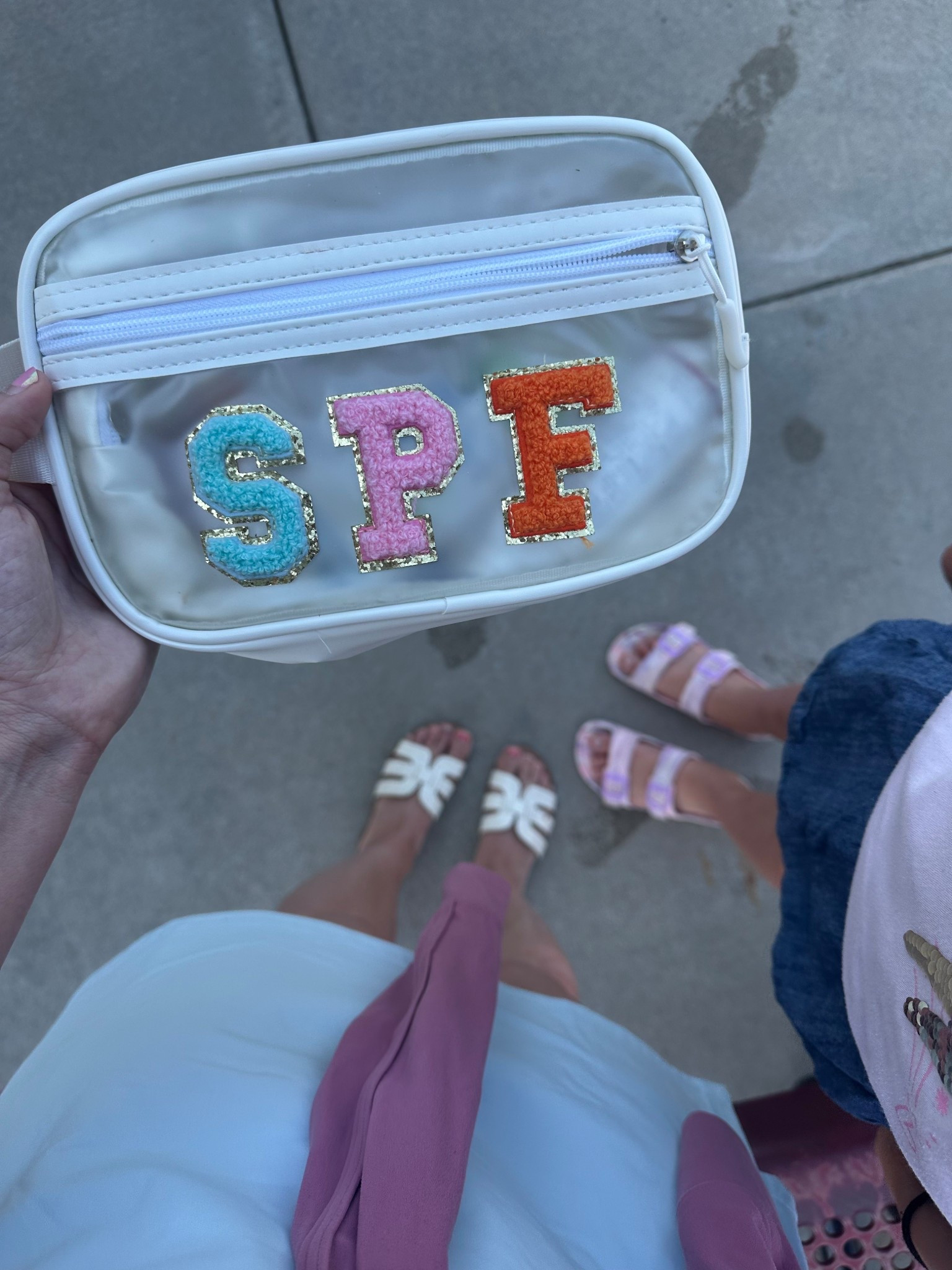 Love this cute SPF Sunscreen bag!! Linked our fave SPF mineral sunscreen and face stick sunscreen for us and our kids. 

Amazon finds. beach bag. Swim essentials. Mom must haves

#LTKShoeCrush #LTKTravel #LTKSwim