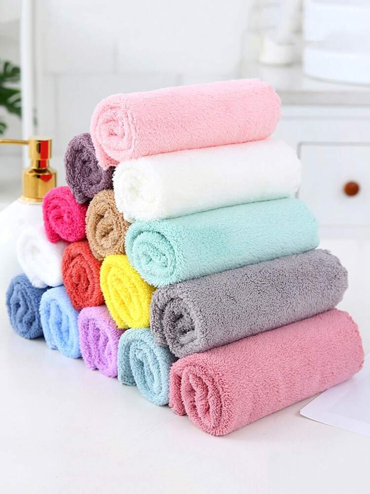 10pcs Random Color Household Thickened Kitchen Rag, Dishcloth, Special For Cleaning, Bamboo Fiber... | SHEIN