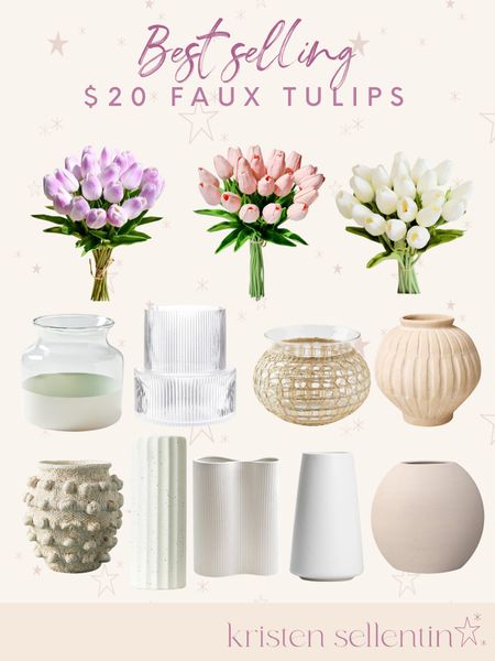 Bestselling real looking $20 tulips & some of my favorite vases 

#spring #springdecor #vase #fauxflowers #tulips #amazonhome #targethome #walmarthome #homedecor

#LTKhome #LTKsalealert #LTKfindsunder50