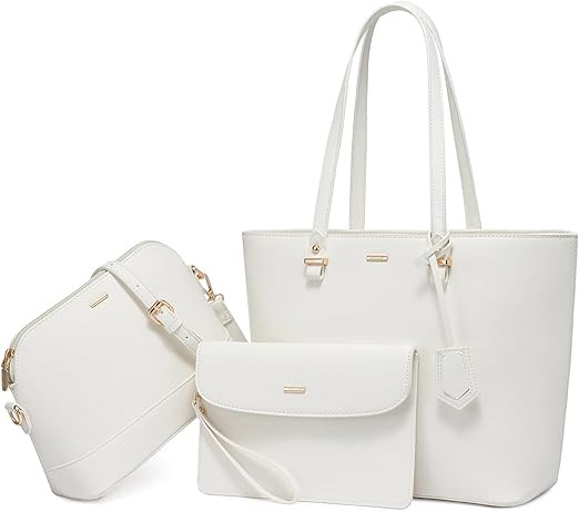 LOVEVOOK Purses for Women Fashion Handbag Set Tote Bags Shoulder Bag Top Handle Satchel Bags | Amazon (US)
