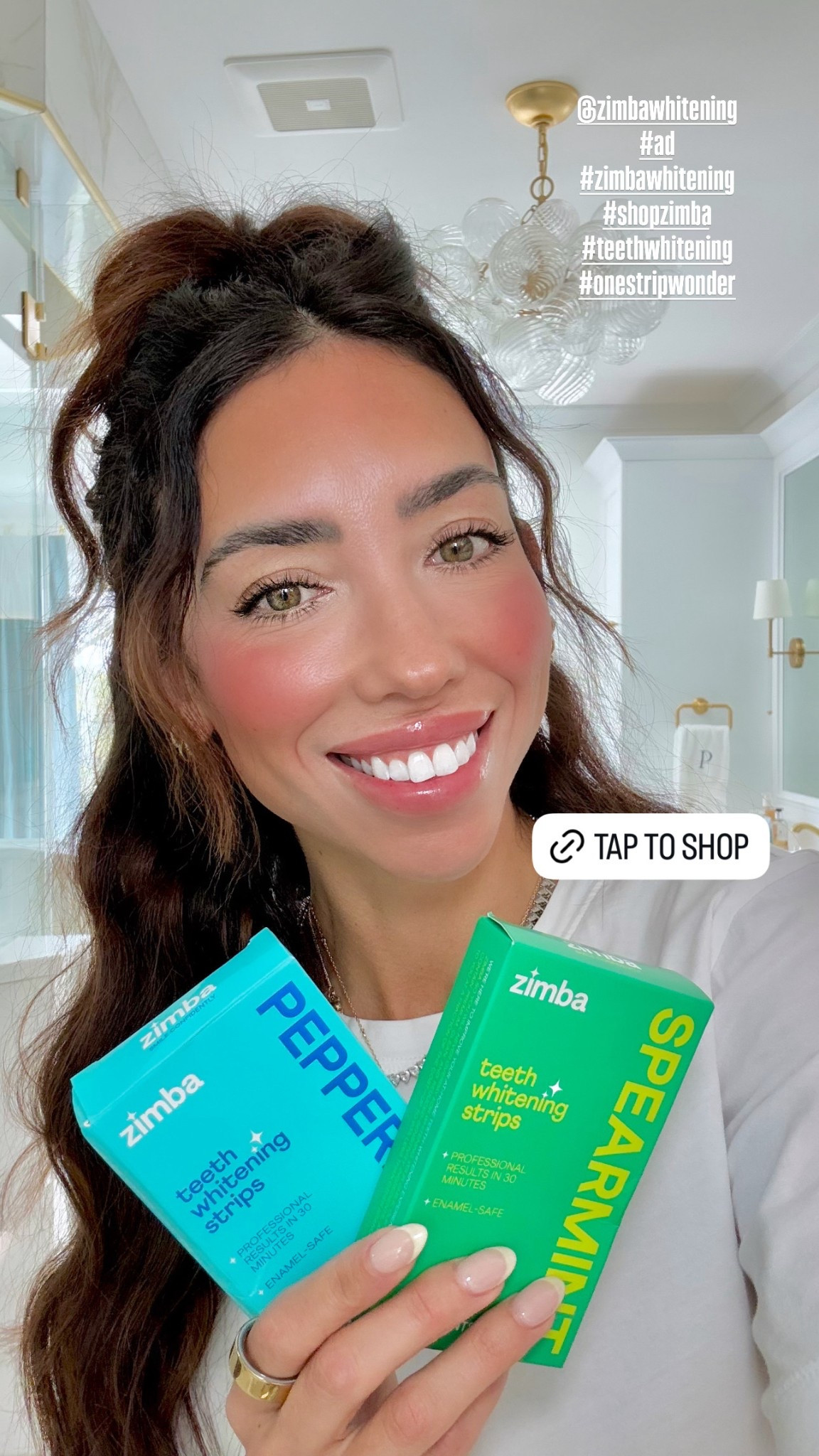 Teeth whitening strips #ad
@zimbawhitening #teethwhitening #zimbawhitening #onestripwonder 

#LTKHome #LTKFindsUnder50 #LTKBeauty