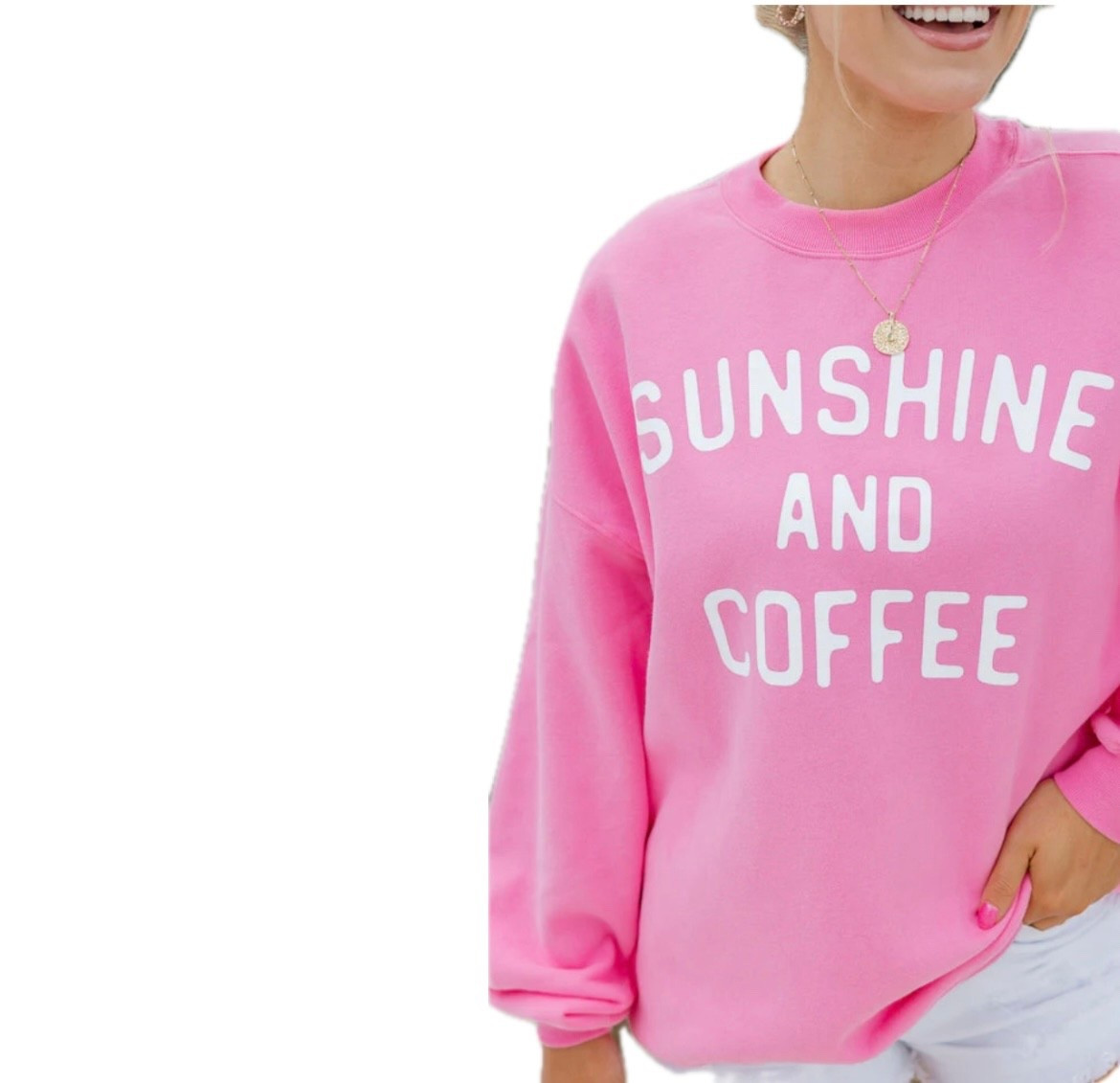 Sunshine & Coffee (and Pink!) ☀️💖🥤
… yes, please! Such a cute sweatshirt (and in the perfect pink shade)!



#LTKSeasonal #LTKFindsUnder50