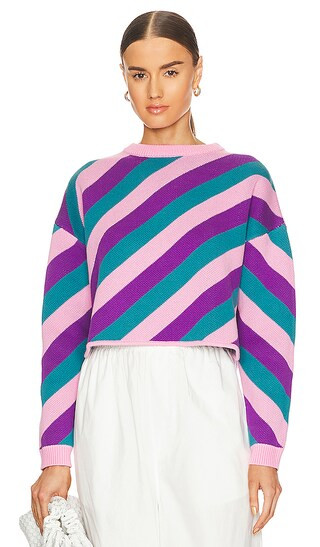 Mickey Sweater in Three Colour Stripe | Revolve Clothing (Global)