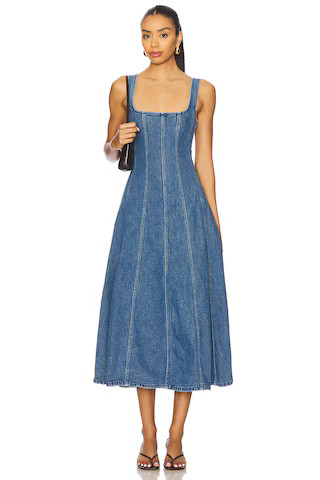 Show Me Your Mumu Prim Midi Dress in Windy Indigo from Revolve.com | Revolve Clothing (Global)