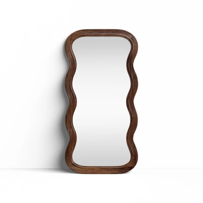 Axinia Solid Wood Wavy Mirror | Joss & Main