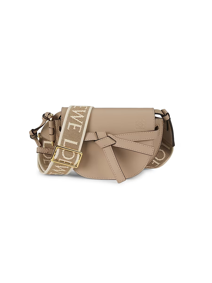 Women's Mini Gate Dual Leather Bag - Sand | Saks Fifth Avenue