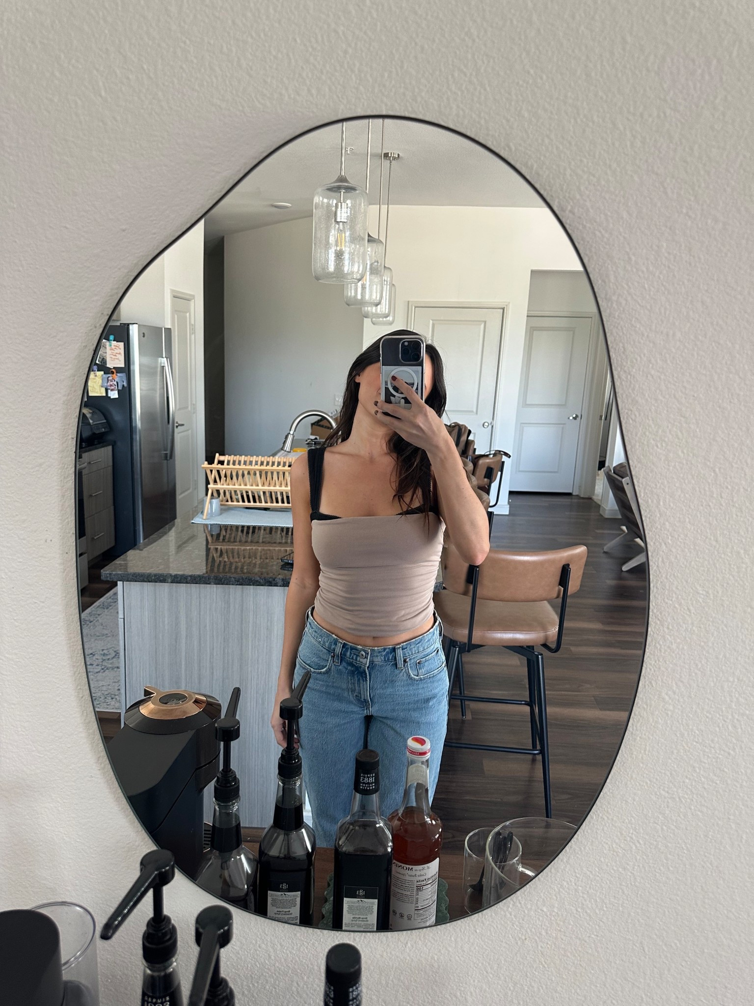 The exact color for the top is out of stock but linked a printed version of the same exact one!

Wearing size XS in top & 27 regular in jeans 💙

#LTKStyleTip #LTKBeauty
