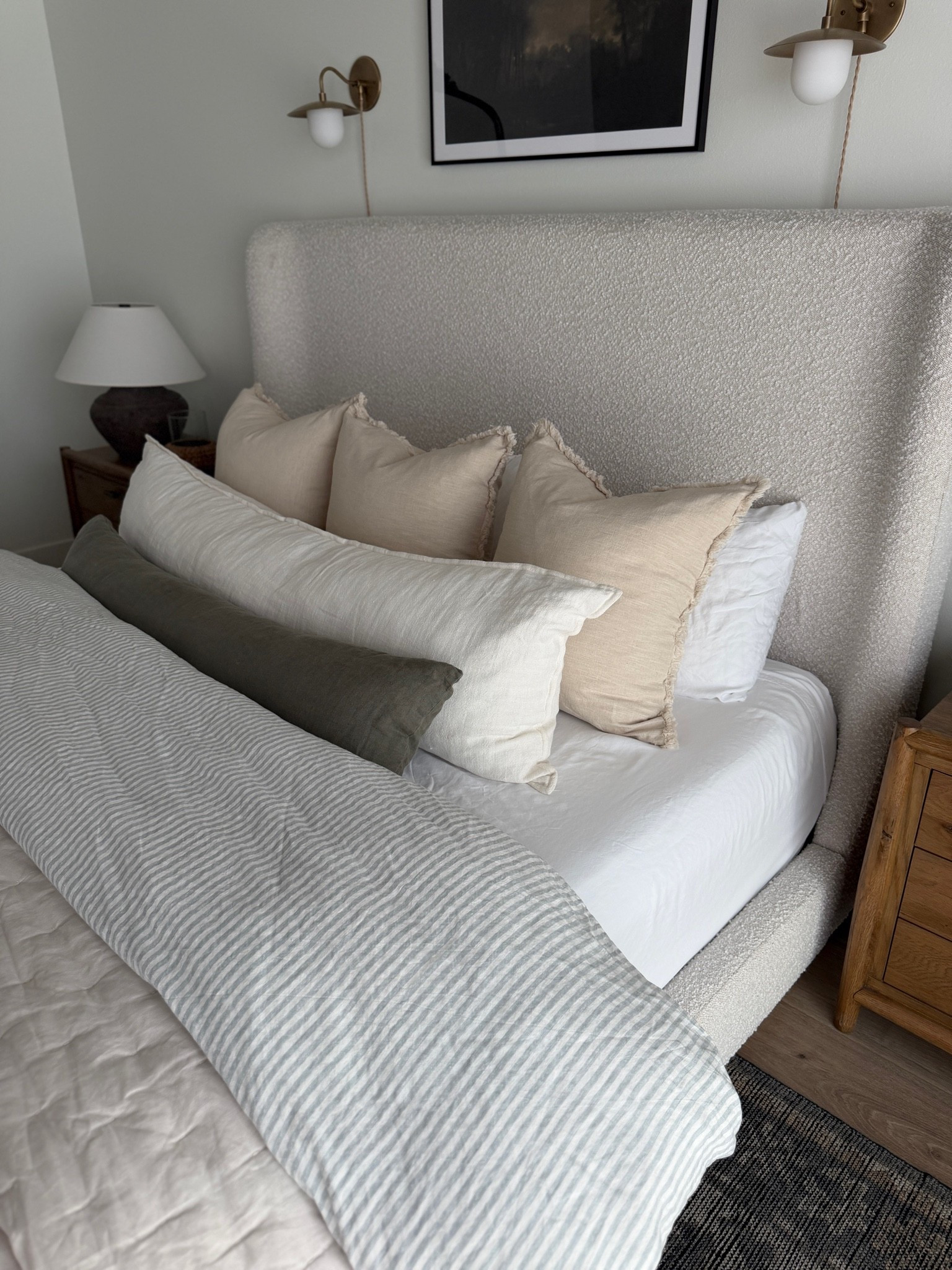 Pillow inspo for your bed! These are the 24” size beige pillows. Also linked my fav inserts!

#LTKHome