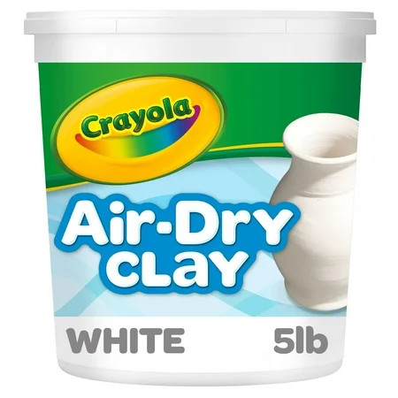 Crayola Air Dry Clay Bucket White No Bake Clay for Kids School Supplies Modeling Clay Alternative 5  | Walmart (US)