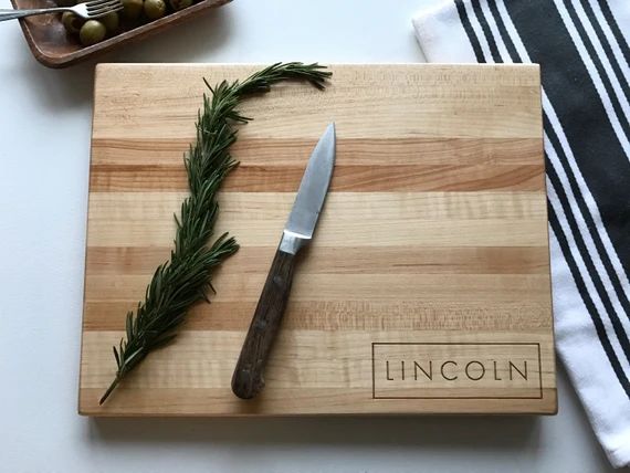 Personalized Cutting Board Wedding Gift Anniversary Fathers | Etsy | Etsy (US)