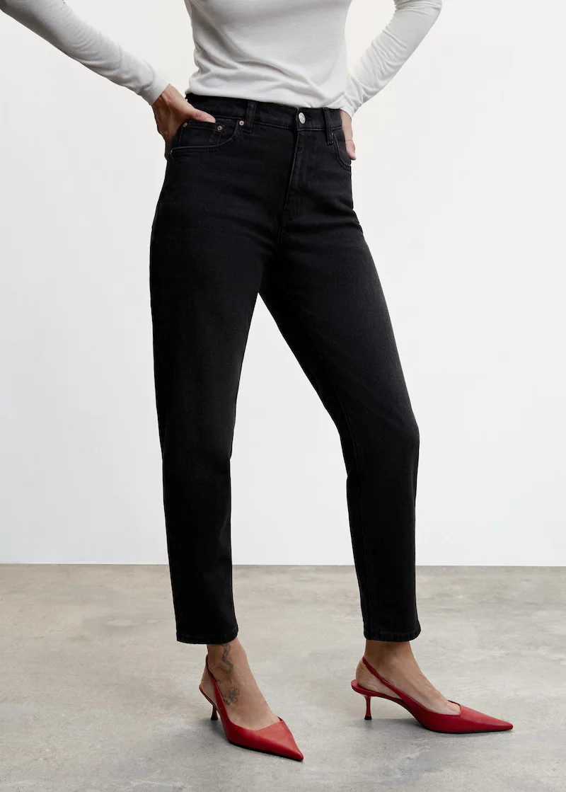 Mom comfort high rise jeans | MANGO (UK)