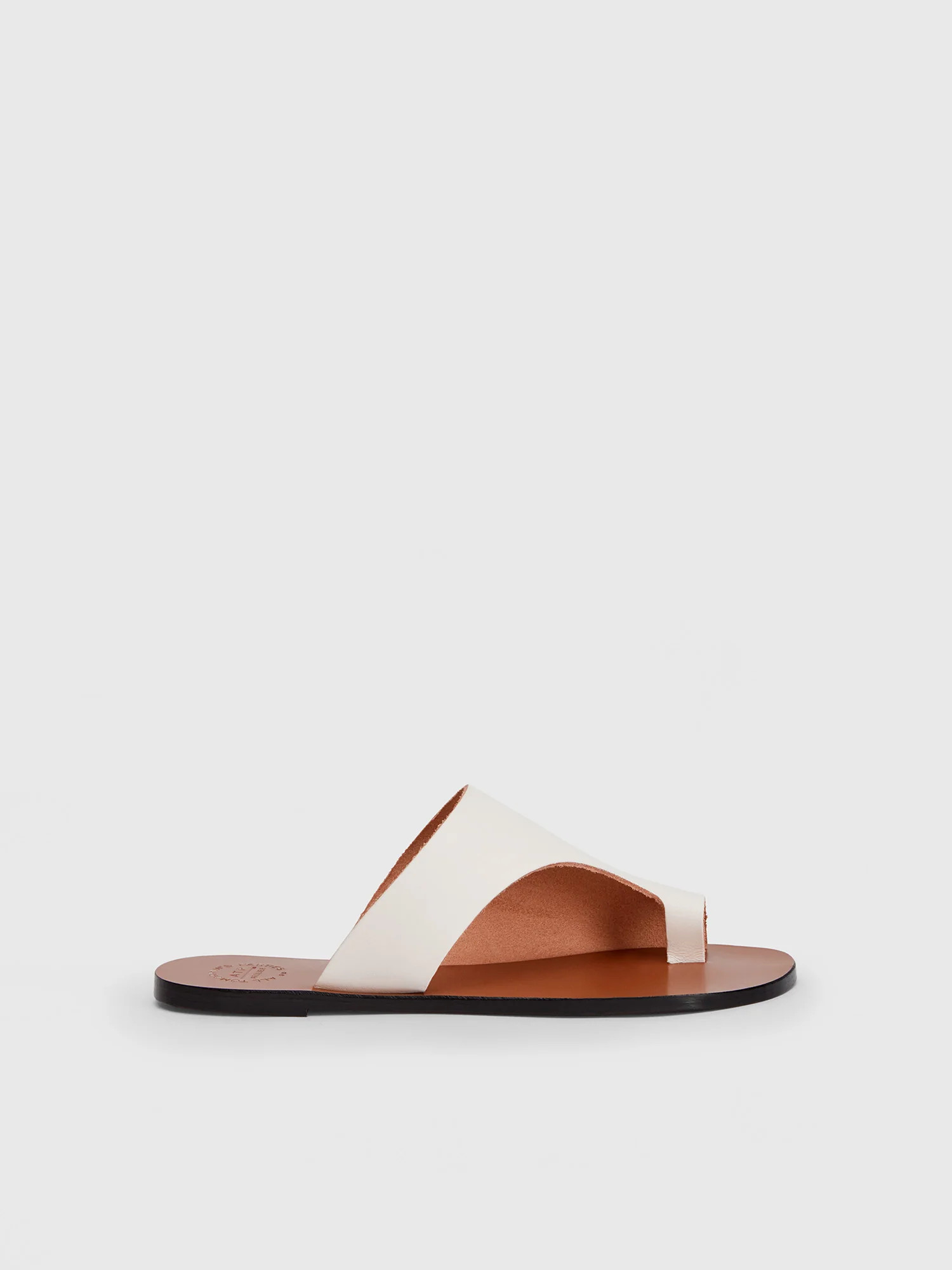 Rosa Linen Leather Cutout sandals | ATP Atelier | Official Site | ATP Atelier