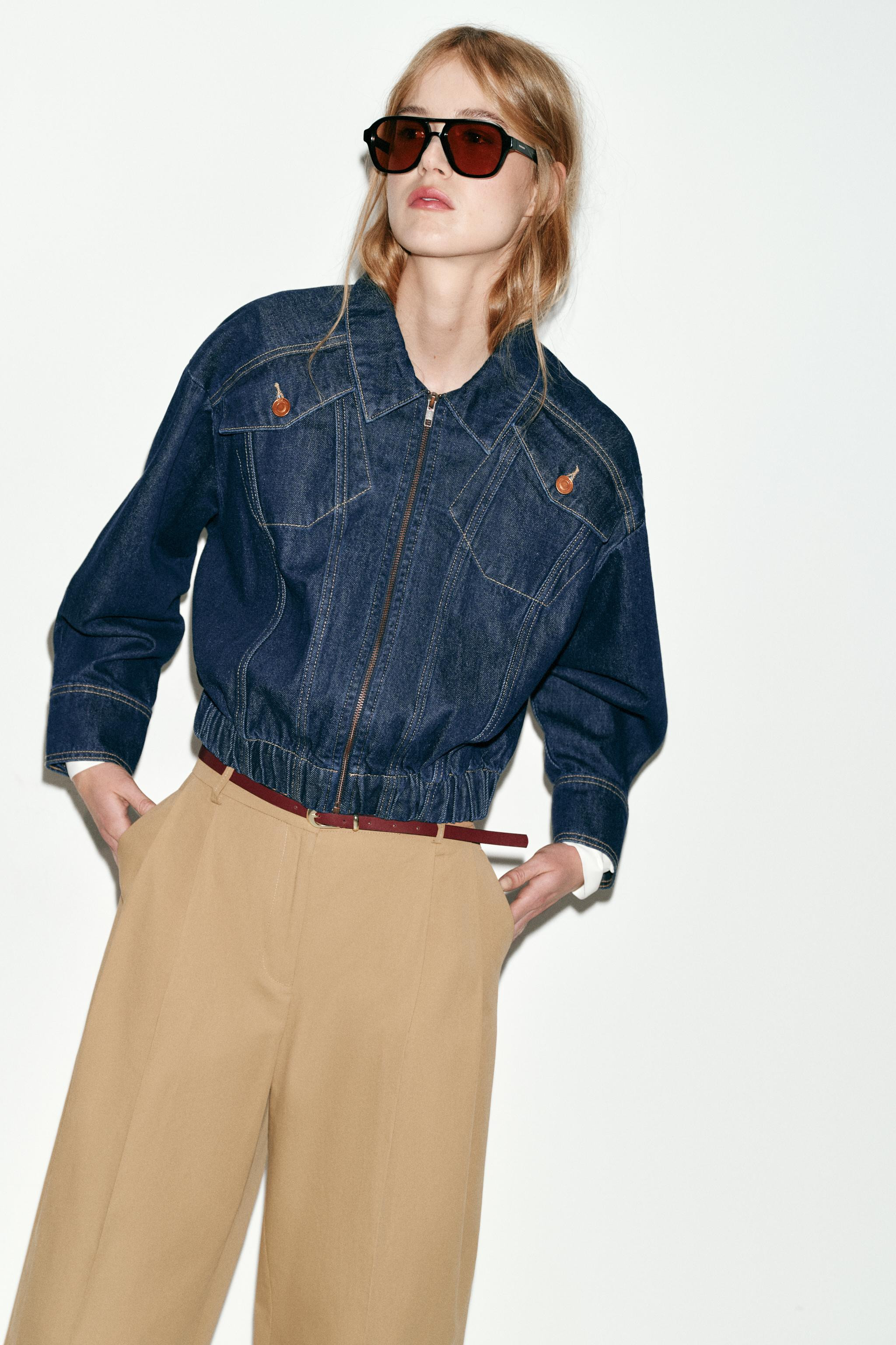 Z1975 DENIM BOMBER JACKET | Zara US