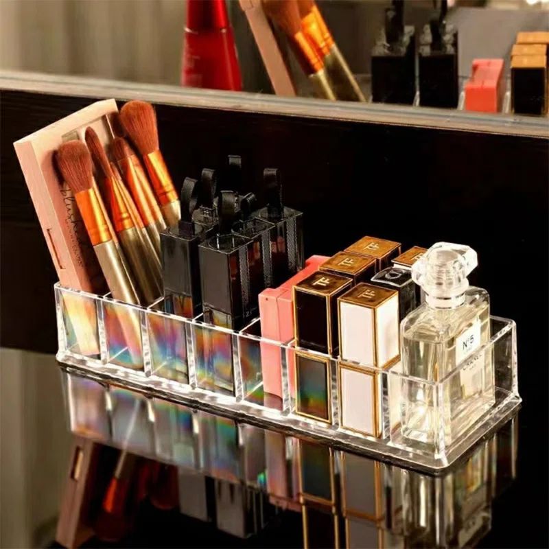 Kardier Acrylic 8 Compartment Makeup Organizer | Wayfair North America