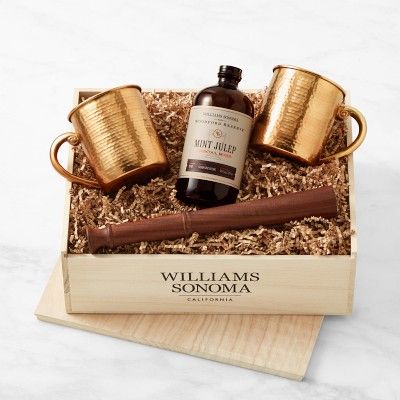 Woodford Reserve Mint Julep Gift Crate | Williams Sonoma | Williams-Sonoma