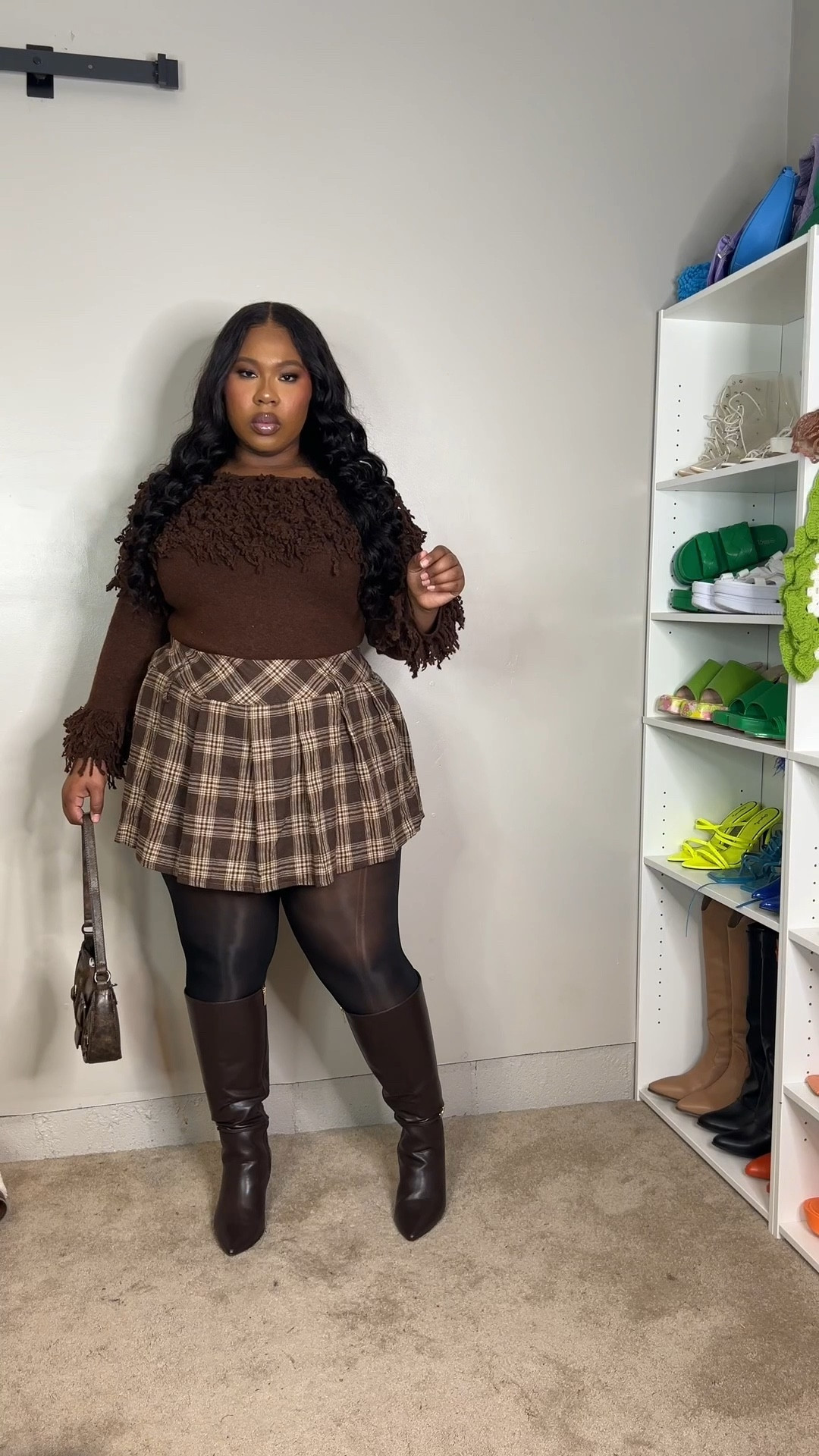 Plaid skirt and boots just go together so well for the fall. 

#LTKSeasonal #LTKFindsUnder100 #LTKPlusSize