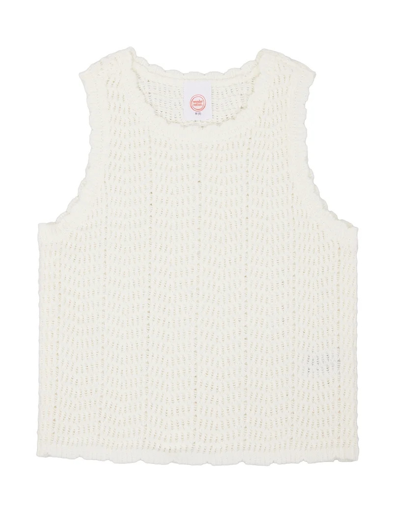 Wonder Nation Girls Sweater Tank, Sizes 4-18 & Plus | Walmart (US)