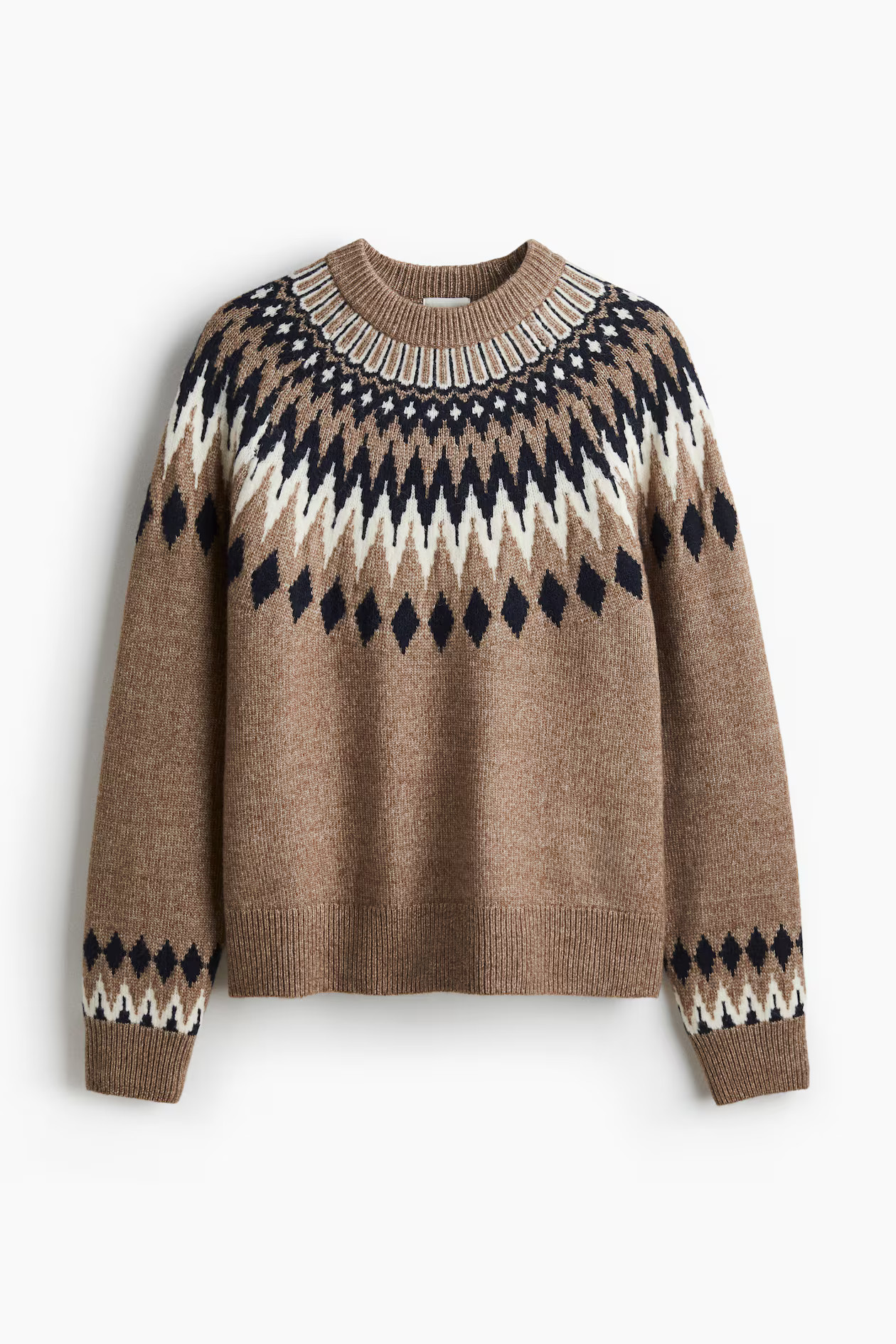 Jacquard-knit jumper | H&M (UK, MY, IN, SG, PH, TW, HK)