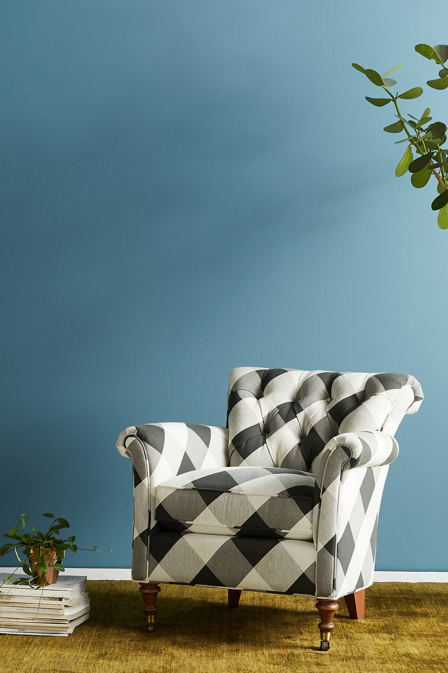 Buffalo Check Gwinnette Chair | Anthropologie (US)