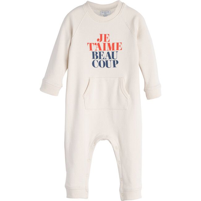 Baby Je T'aime One Piece, Cream | Maisonette