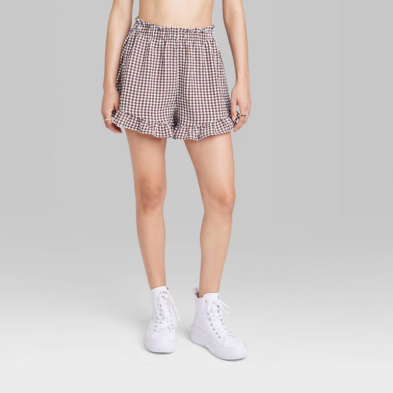 Women's High-Rise Pull-On Flutter Shorts - Wild Fable™ | Target