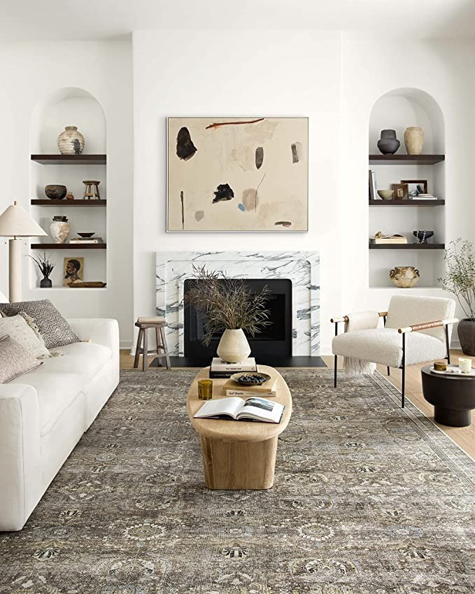 Loloi II Layla Collection LAY-13 Antique / Moss, Traditional 2'-0" x 5'-0" Accent Rug | Amazon (US)