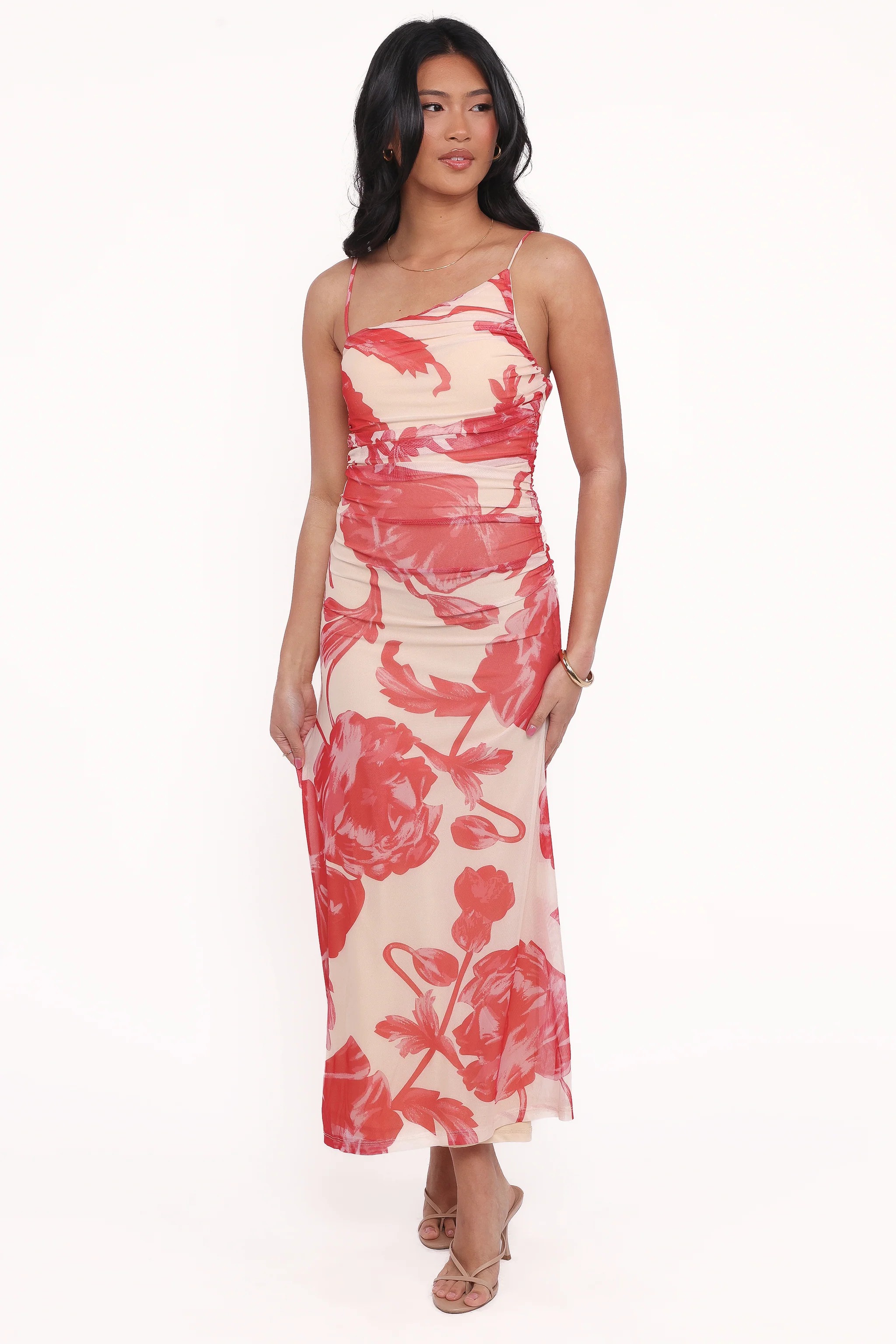Jasmine Maxi Dress - Red Floral | Petal & Pup (US)