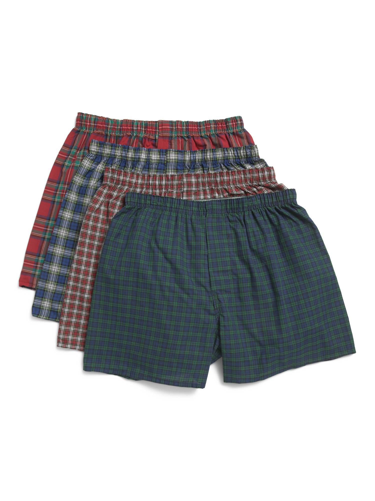 4pk Tartan Boxers | TJ Maxx