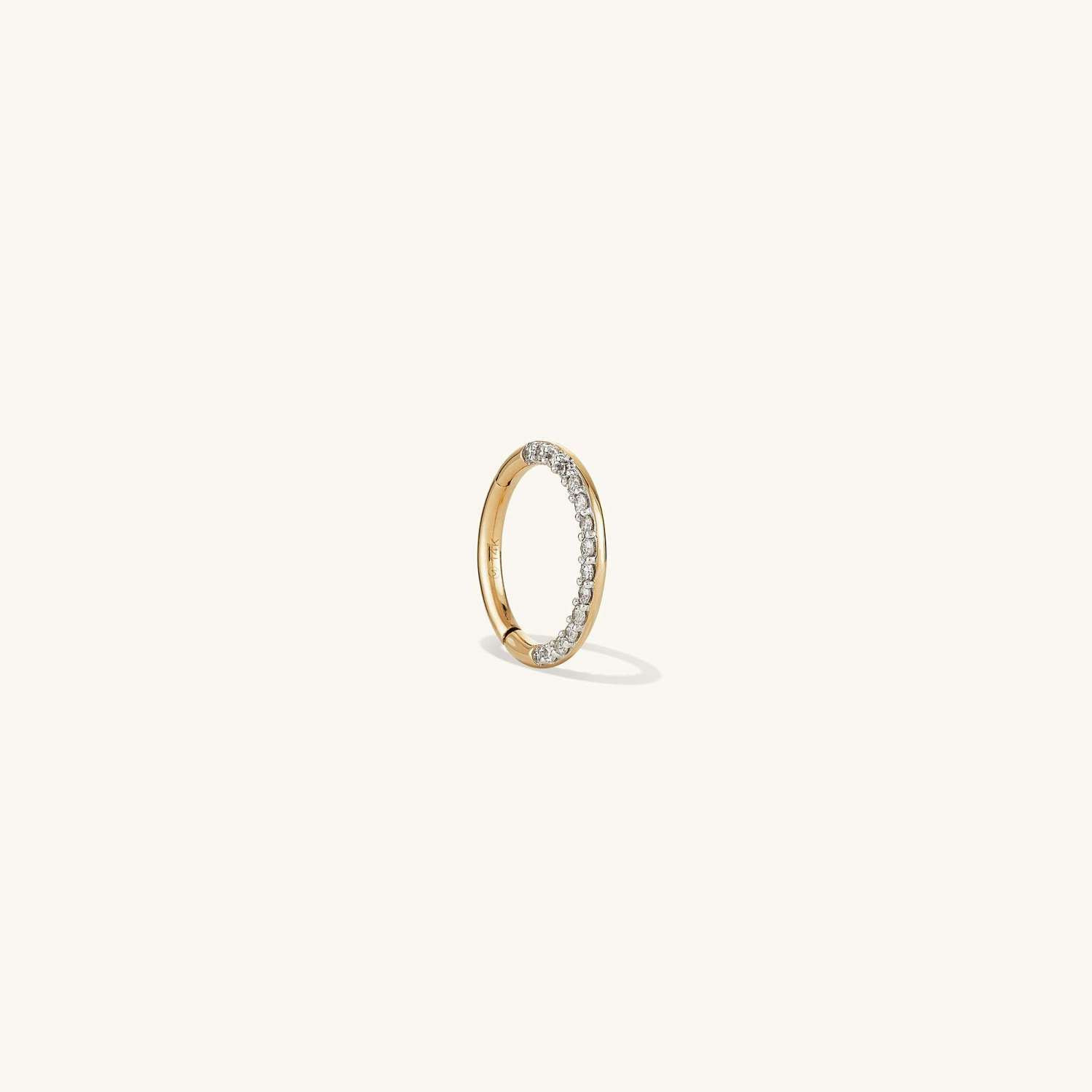 Cartilage Pavé Diamond Mini Hoop - $178 | Mejuri (Global)