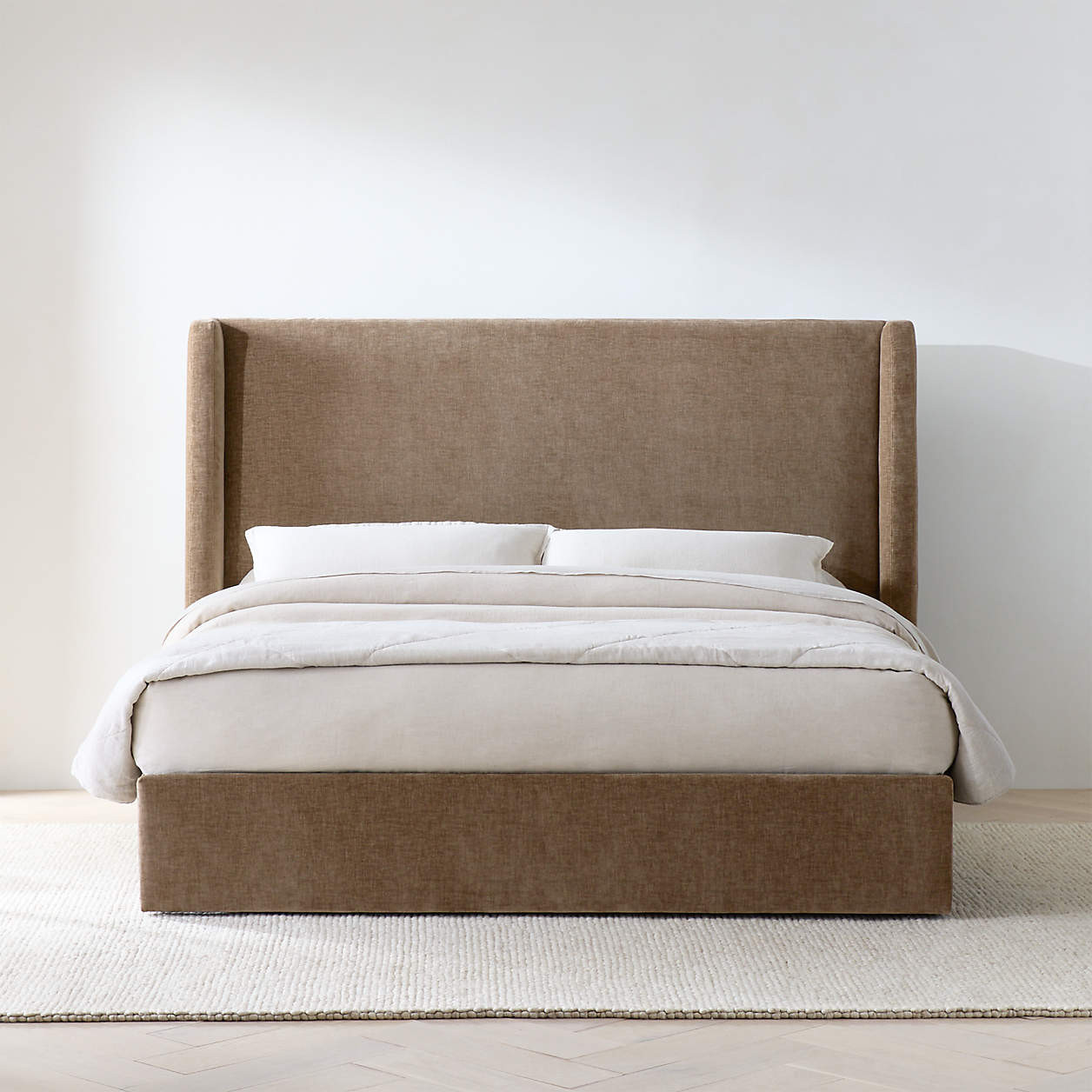 Arden Shelter Upholstered King Storage Bed + Reviews | Crate & Barrel | Crate & Barrel