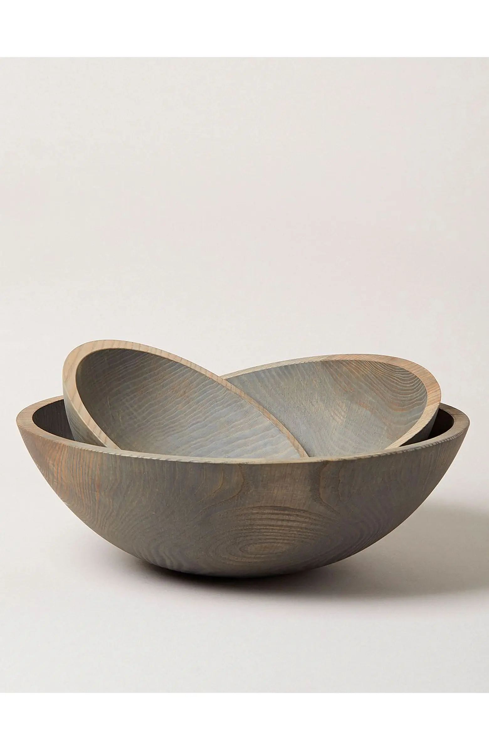 Farmhouse Pottery 12" Crafted Wooden Bowl | Nordstrom | Nordstrom