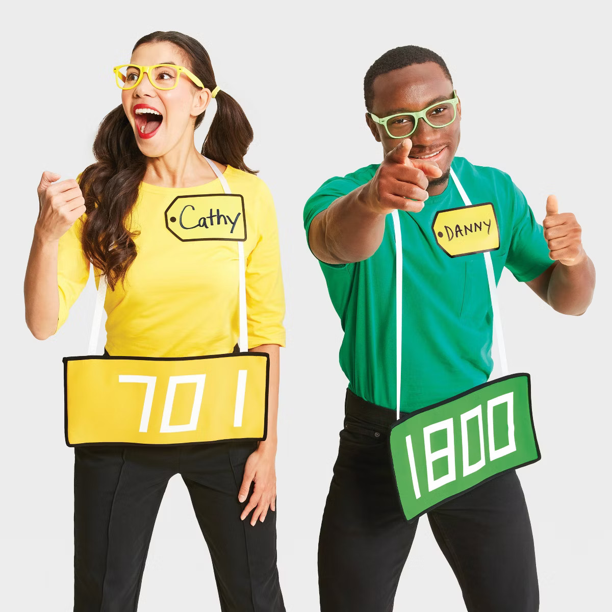 Adult Game Show Contestant Yellow & Green Halloween Costume Accessory Set - Hyde & EEK! Boutique... | Target